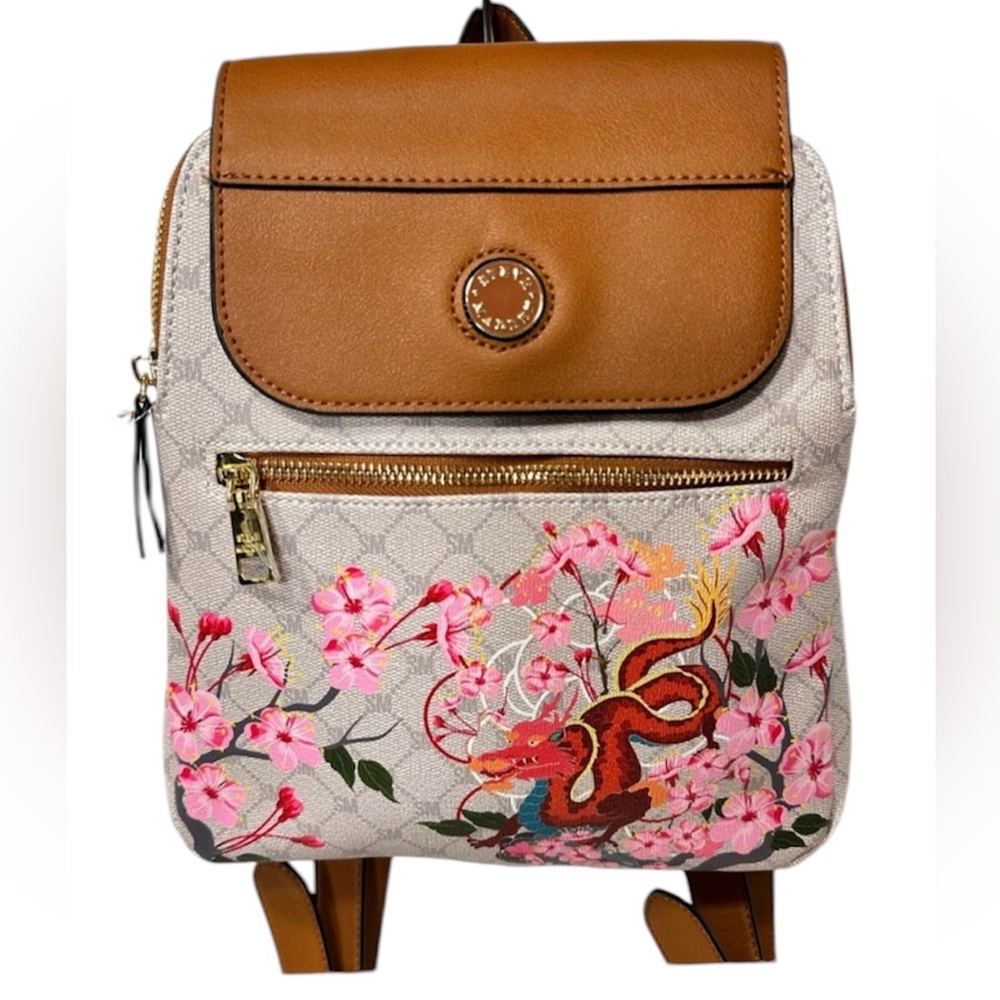 Steve Madden Brown Backpack with Sleek Design